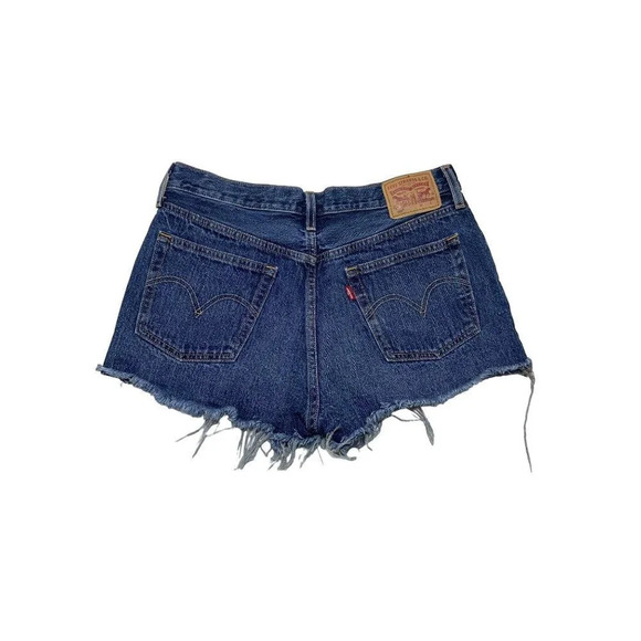 Levi's 501 Original High Rise Button Fly Cut Off Shorts-sz 29 - Picture 2 of 8
